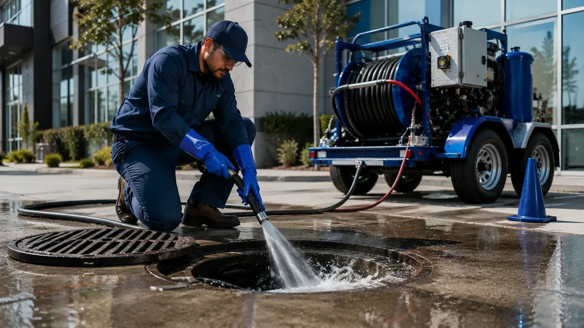 Commercial Hydro Jet Drain Cleaning in Porterville