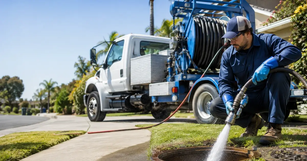 Hydro jet sewer cleaning Porterville