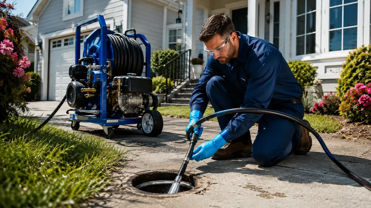 Residential Hydro Jet Drain Cleaning in Porterville