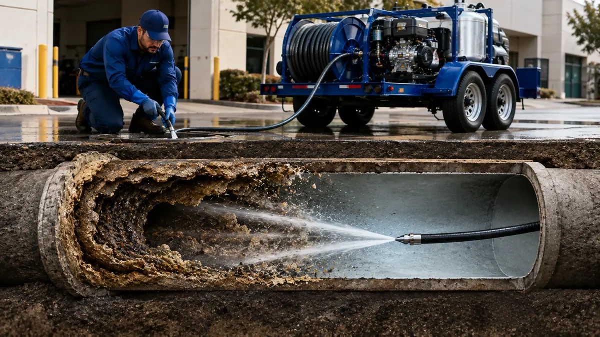 Sewer Pipe Descaling in Porterville